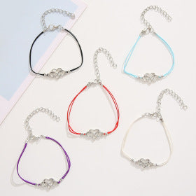 Cross-border Best-selling Best Friendship Card Bracelet Simple Personality Love 8 Character Couple Bracelet Jewelry